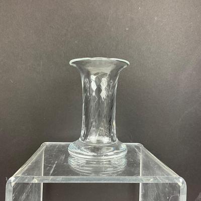 867 WILLIAM YEOWARD Crystal Country Aster 4.5" Vase