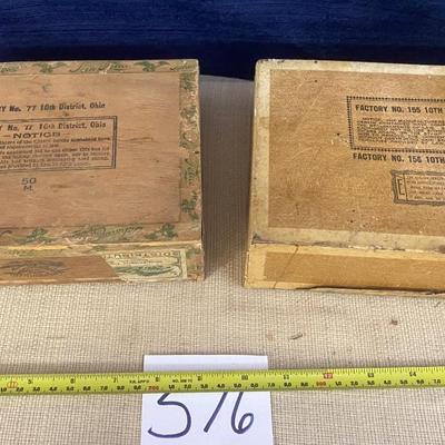Vintage Cigar Boxes