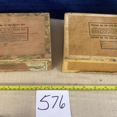 Vintage Cigar Boxes