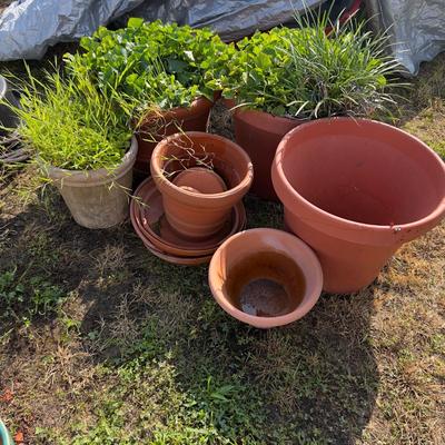 880 Plastic Garden Flower Pots