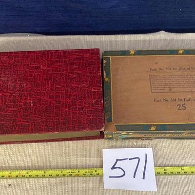 Vintage Cigar Boxes