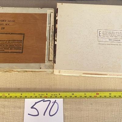 Vintage Cigar Boxes