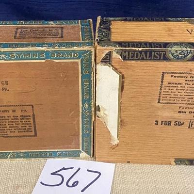 Vintage Cigar Boxes