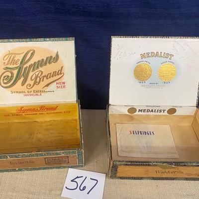 Vintage Cigar Boxes