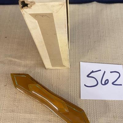 Vintage Amber Pyralen Nemours Nail Polisher