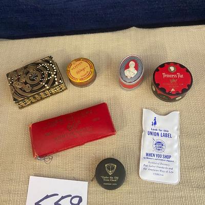 Vintage Advertising and Powder Boxes
