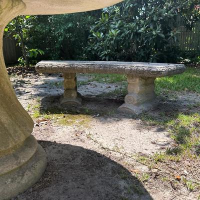Cement Outdoor Table / Benches