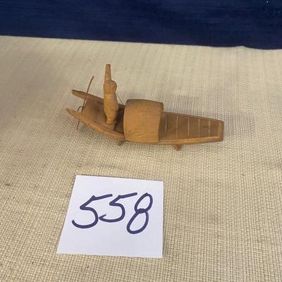 Chinese Male on Sampan w/Oar
