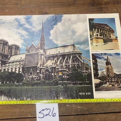 Notre Dame and Paris Clippings