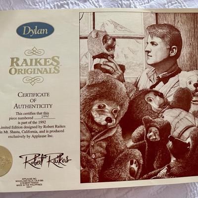 Raikes - 1992 Dylan Bunny - COA