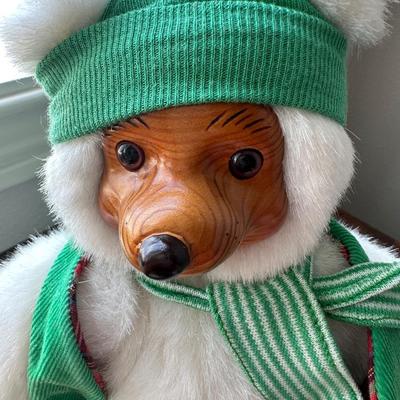 Raikes -Red & Green Elf Bear Pair