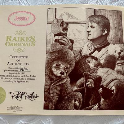 Raikes - 1992 Jasper & Jessica Pups - COA