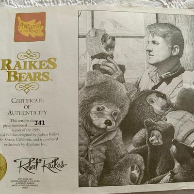 Raikes -1993 Autumn Flower Fairy - COA