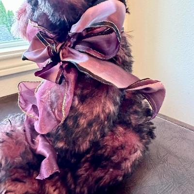 Teddy Loves Company - Sparkling Burgundy - Award Winner by Ruthie O'Neill