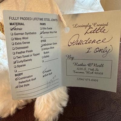 Teddy Loves Company - Little Prudence - Original by Ruthie O'Neill