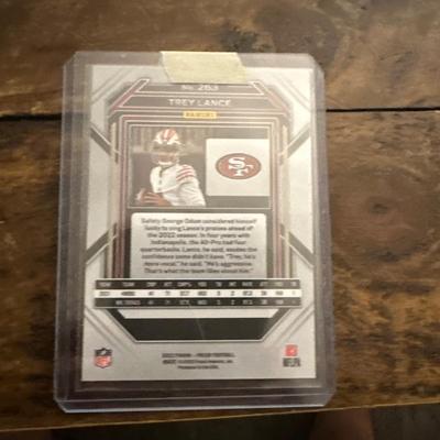 2022 Panini Select - Premier Level Silver Prizm #185 Trey Lance