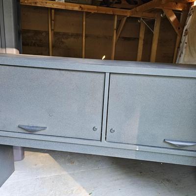 Two Grey Storage Units  (OB2-JS)