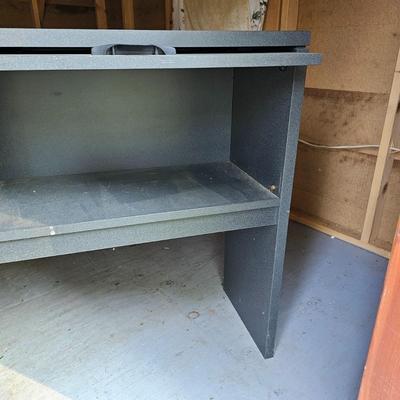 Two Grey Storage Units  (OB2-JS)