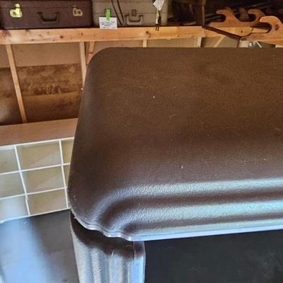 Two Grey Storage Units  (OB2-JS)