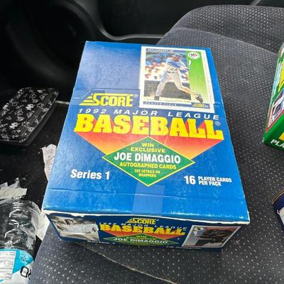 1992 Score MLB box