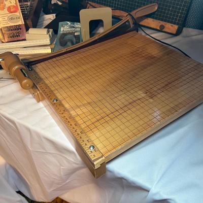 Vintage Wood Guillotines & More Office Accessories (UO-RG)