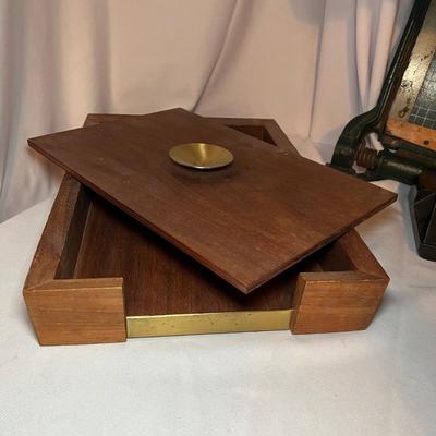 Vintage Wood Guillotines & More Office Accessories (UO-RG)