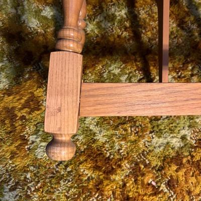 Wing Back Recline by Action Lane & Drop Leaf Small Side Table (UO-RG)