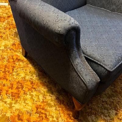 Wing Back Recline by Action Lane & Drop Leaf Small Side Table (UO-RG)