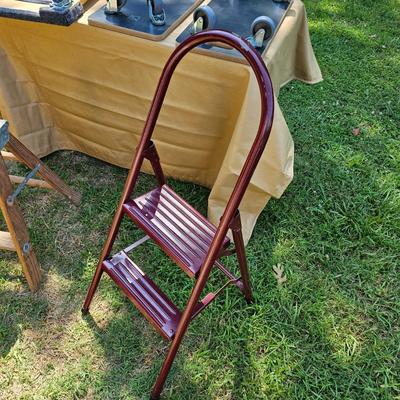 Small Step Ladders/Stools + Rolling Dollies (OB2-JS)