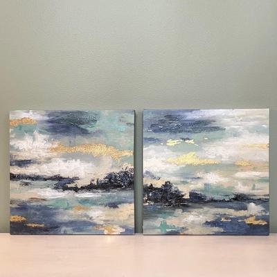 WEXFORD HOME ~ Pair (2) ~ Sea Isle Canvas Wrapped Wall Art