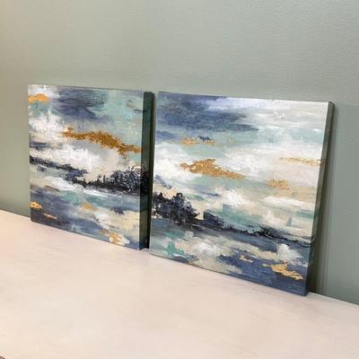 WEXFORD HOME ~ Pair (2) ~ Sea Isle Canvas Wrapped Wall Art