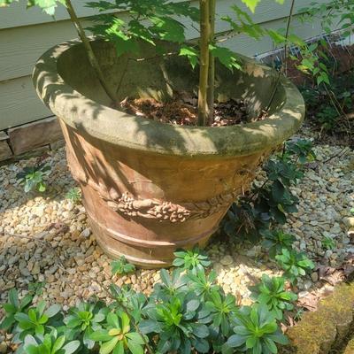 Eight Large Concrete Planters (D-DW)