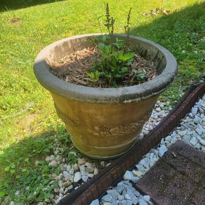 Eight Large Concrete Planters (D-DW)