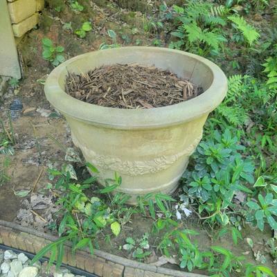 Eight Large Concrete Planters (D-DW)