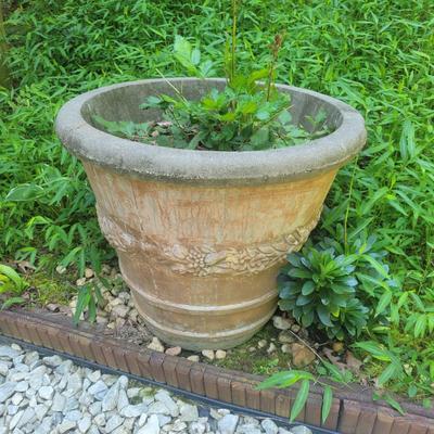 Eight Large Concrete Planters (D-DW)