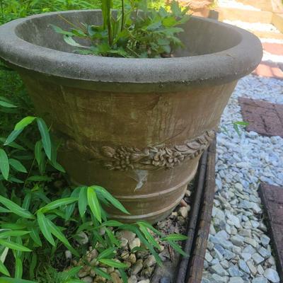 Eight Large Concrete Planters (D-DW)