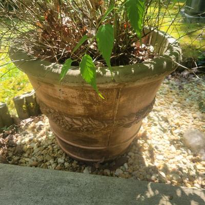 Eight Large Concrete Planters (D-DW)