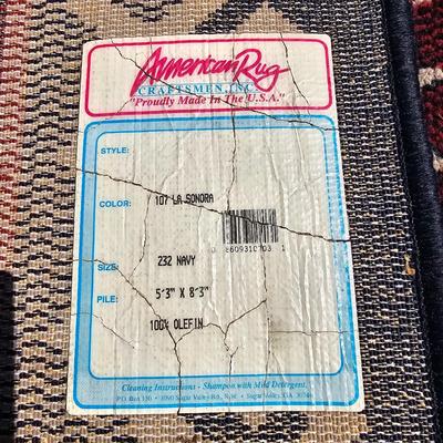 5' x 8' Southwest Style Area Rug by American Rug (OB2-JS)