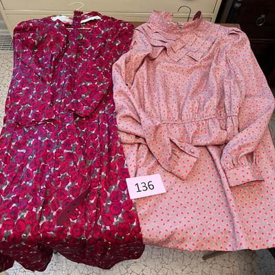 Two Vintage 80s dreses