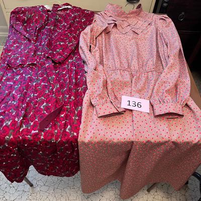 Two Vintage 80s dreses