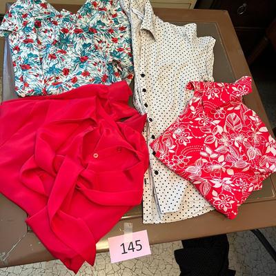 Lot of 4 Ladies Blouses