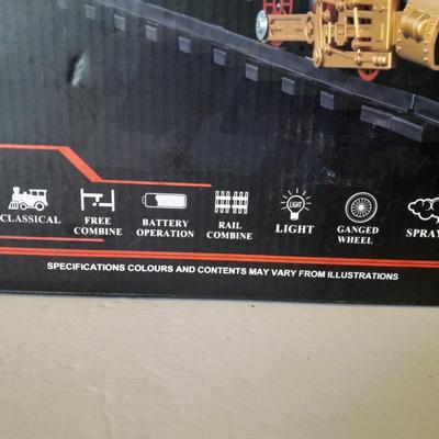 Temi Classical Locomotive train set with track and accessories.