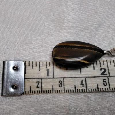 Vintage Tiger Eye 925 20" Necklace
