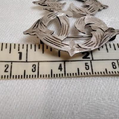 Vintage Handmarked Mexico 925 Brooch