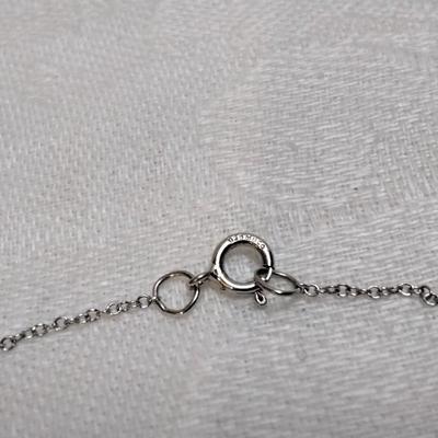 Vintage Diamond Eternity Necklace MSCO 18" 925 Necklace