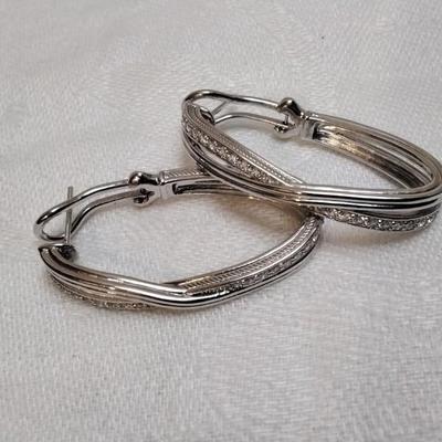 Vintage CZ 925 Earrings