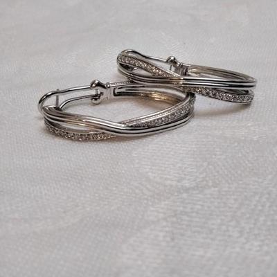 Vintage CZ 925 Earrings