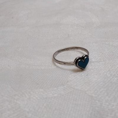 Vintage Turquoise 925 Ring Size 8