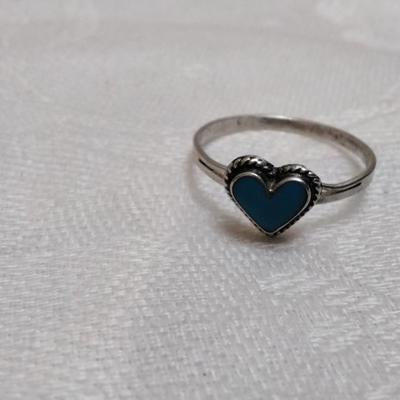 Vintage Turquoise 925 Ring Size 8