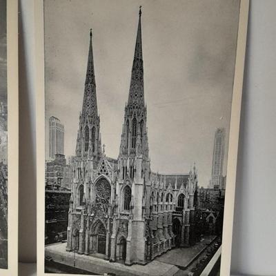Black and white Postcards of Buildings - Architecture Unused postcards